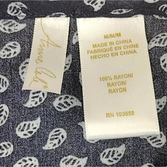 Anne Cole Bohemian Lightweight Tunic Size Medium - Picture 5 of 12